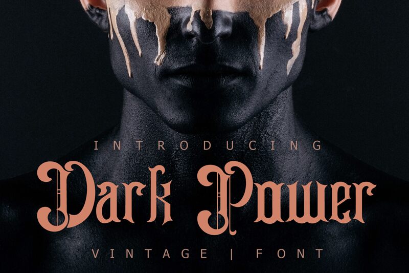 Dark power Schriftart