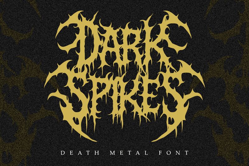 Dark Spikes Druh písma