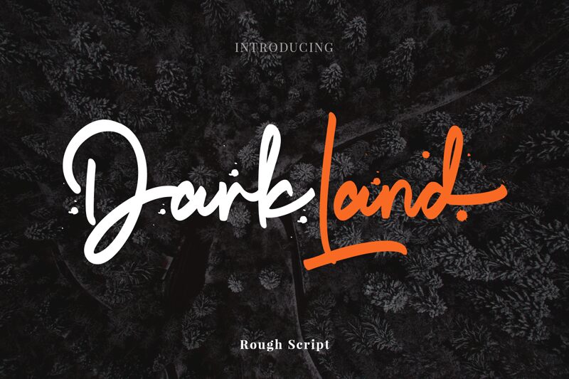 DarkLand Schriftart