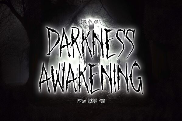 Darkness Awakening Schriftart