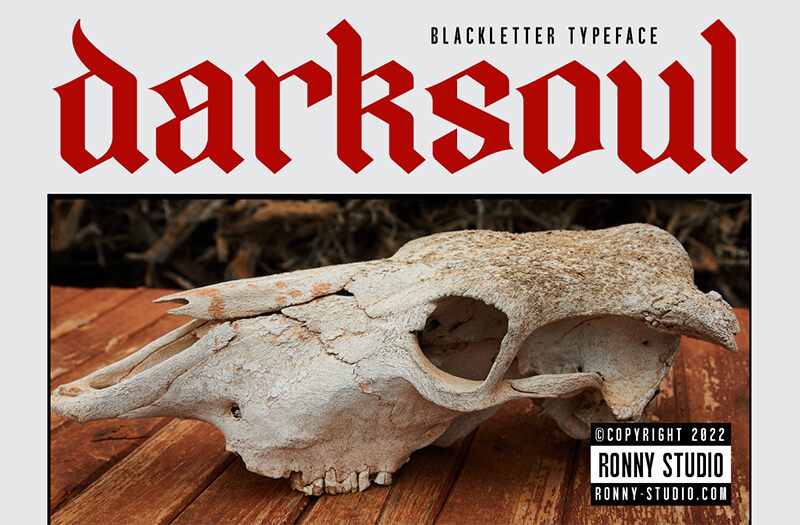 Darksoul Czcionka