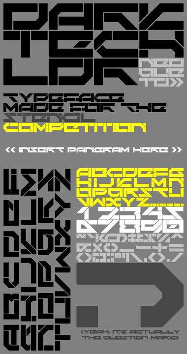 Darktech LDR Czcionka