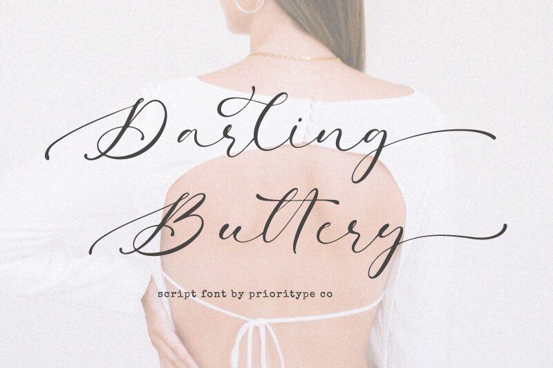 Darling Buttery Czcionka