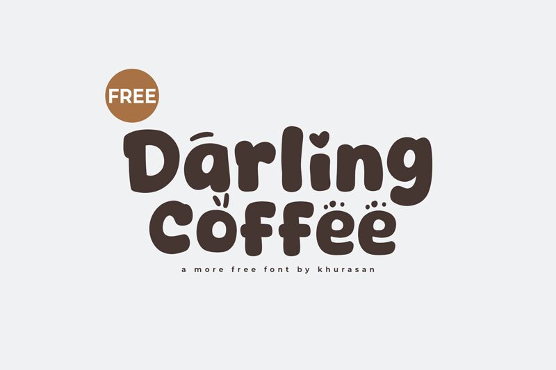 Darling Coffee Schriftart