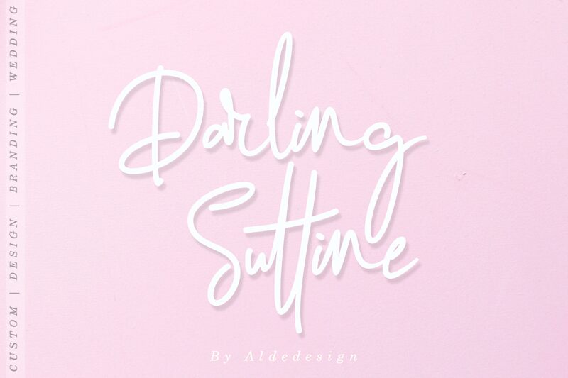 Darling Suttine Czcionka