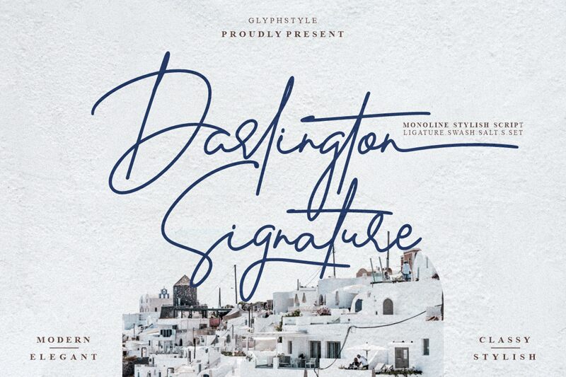 Darlington Schriftart