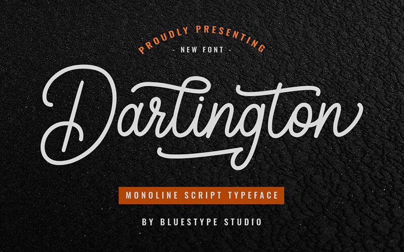 Darlington Schriftart