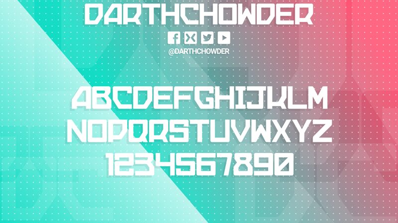 DARTHCHOWDER Font