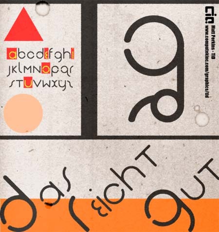 Das Reicht Gut Schriftart