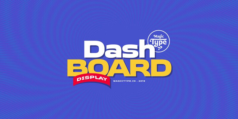 Dashboard Schriftart