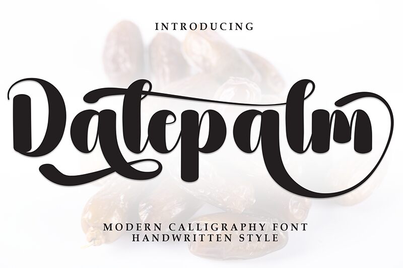 Datepalm 字体