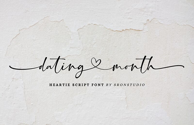 Dating Month 字体