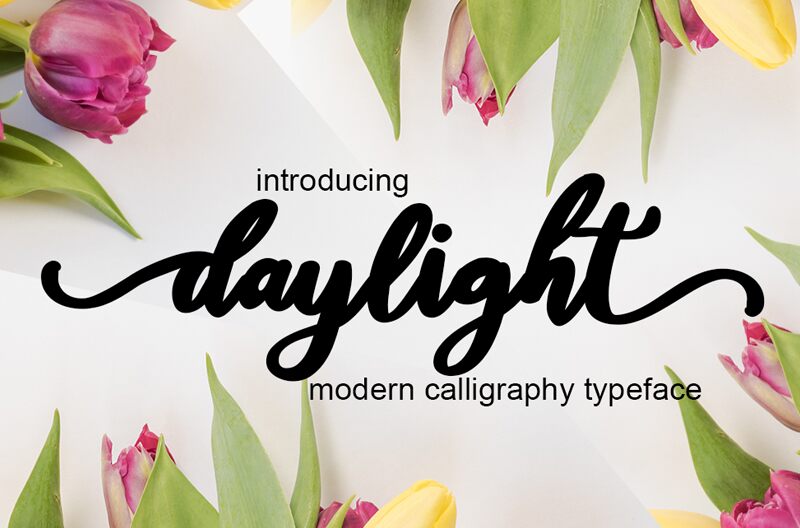 daylight Schriftart