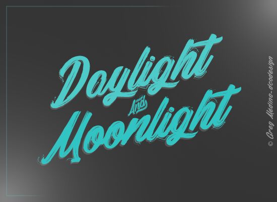 Daylight&Moonlight Schriftart