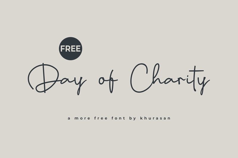 Days of Charity 字体