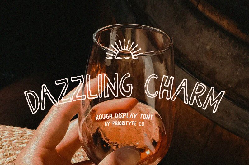 Dazzling Charm Schriftart