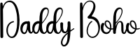 Preview of the Daddy Boho font