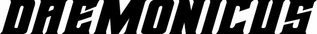 Daemonicus Expanded Italic