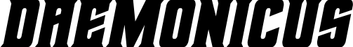 Daemonicus Semi-Italic