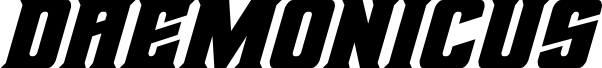 DaemonicusExpanded Italic