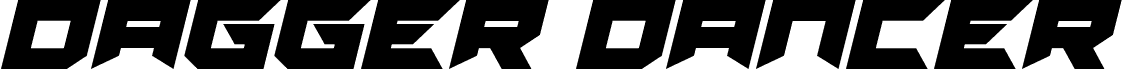 Dagger Dancer Expanded Italic