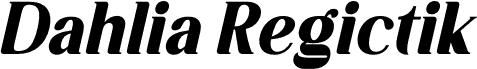 Dahlia Regictik Italic