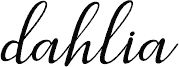 dahliaScript-Italic