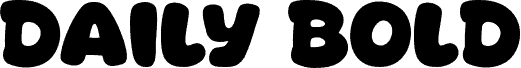 Daily Bold font