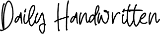 معاينة خط Daily Handwritten