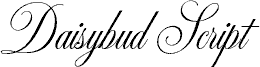 Daisybud Script PERSONAL USE Regular font