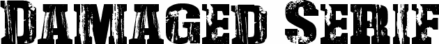 Damaged Serif