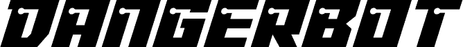 Dangerbot Expanded Italic