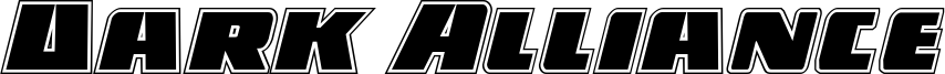 Dark Alliance Academy Italic 字体预览