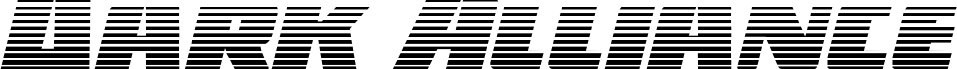 Dark Alliance Gradient Italic 字体预览
