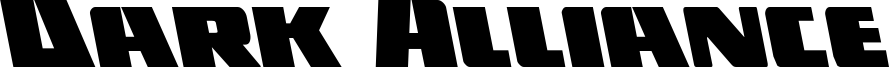 Dark Alliance Leftalic 字体预览