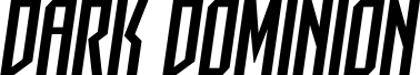 Pré-visualização da fonte Dark Dominion Semi-Italic