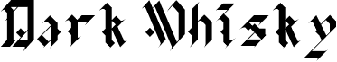 Dark Whisky