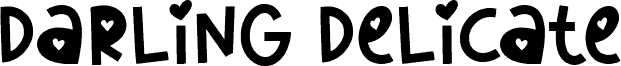 Darling Delicate 字体
