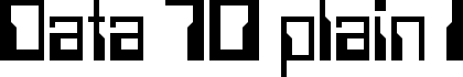 Data 70 plain 1 Regular