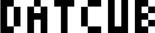 Preview of the DatCub Bold font