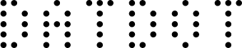 Preview of the DatDot Light font