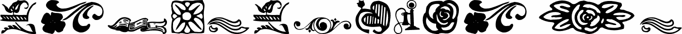 DavysDingbats 字体预览