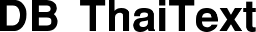 DB ThaiText Bold