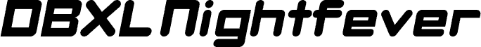 DBXLNightfever ExtraWideItalic