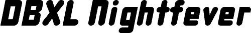 DBXLNightfever Italic