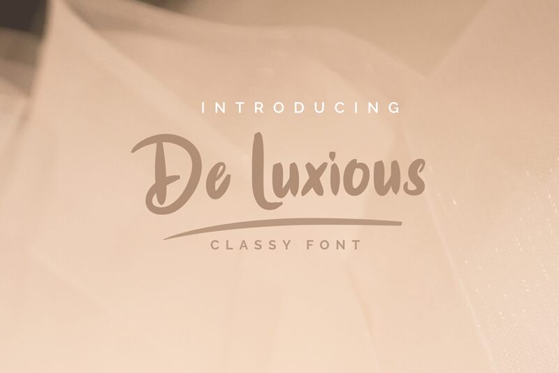 De Luxious 字体