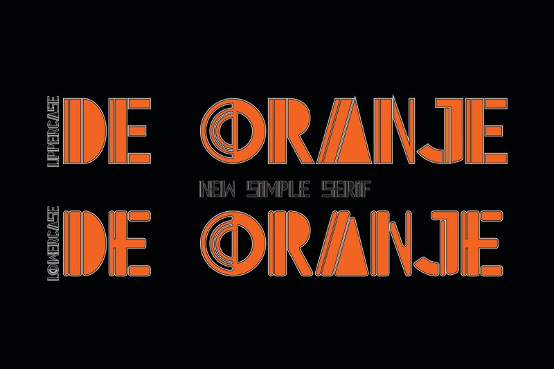 De Oranje 字体