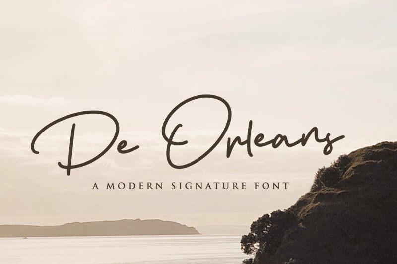 De Orleans Schriftart