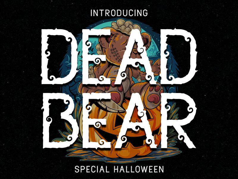 Dead Bear Schriftart