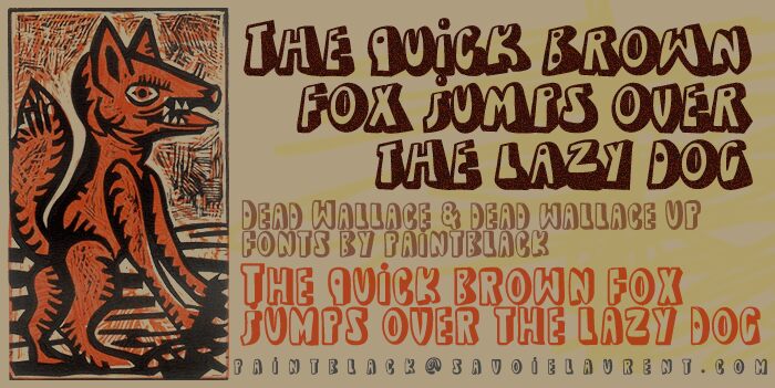 dead wallace UP 字体